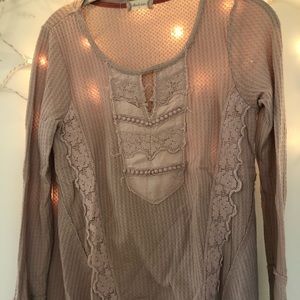 Altar’d State Dusty Rose Boho Top 🌸